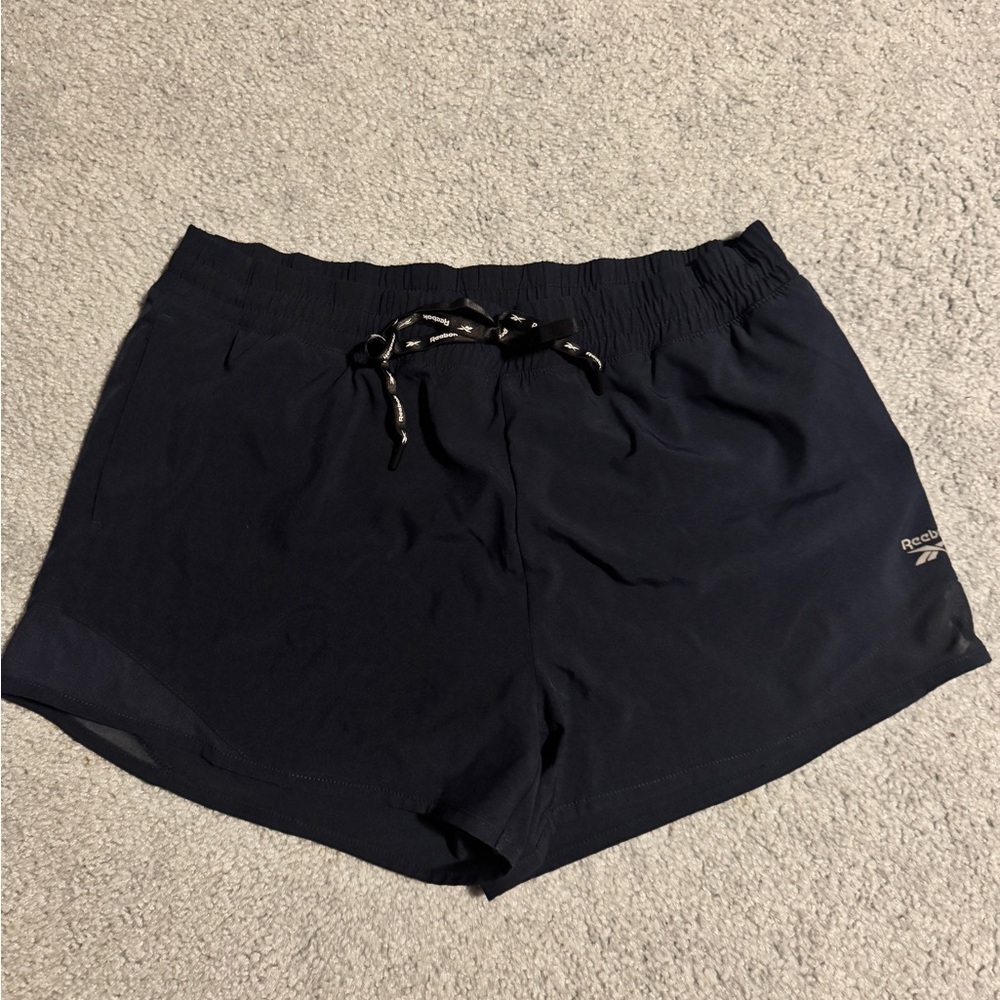 Reebok navy running shorts